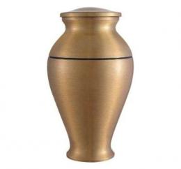 BRONZE MADRID URN WITH GROOVE